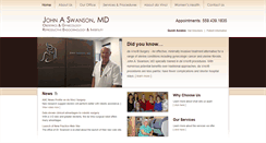 Desktop Screenshot of johnswansonmd.com