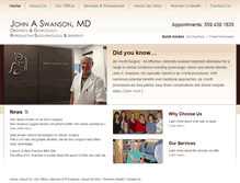 Tablet Screenshot of johnswansonmd.com